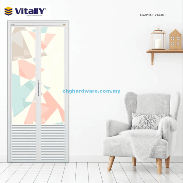 VITALLY Bi-Fold Louvers Aluminium Door VITALLY Bi-Fold Louvers Aluminium Door